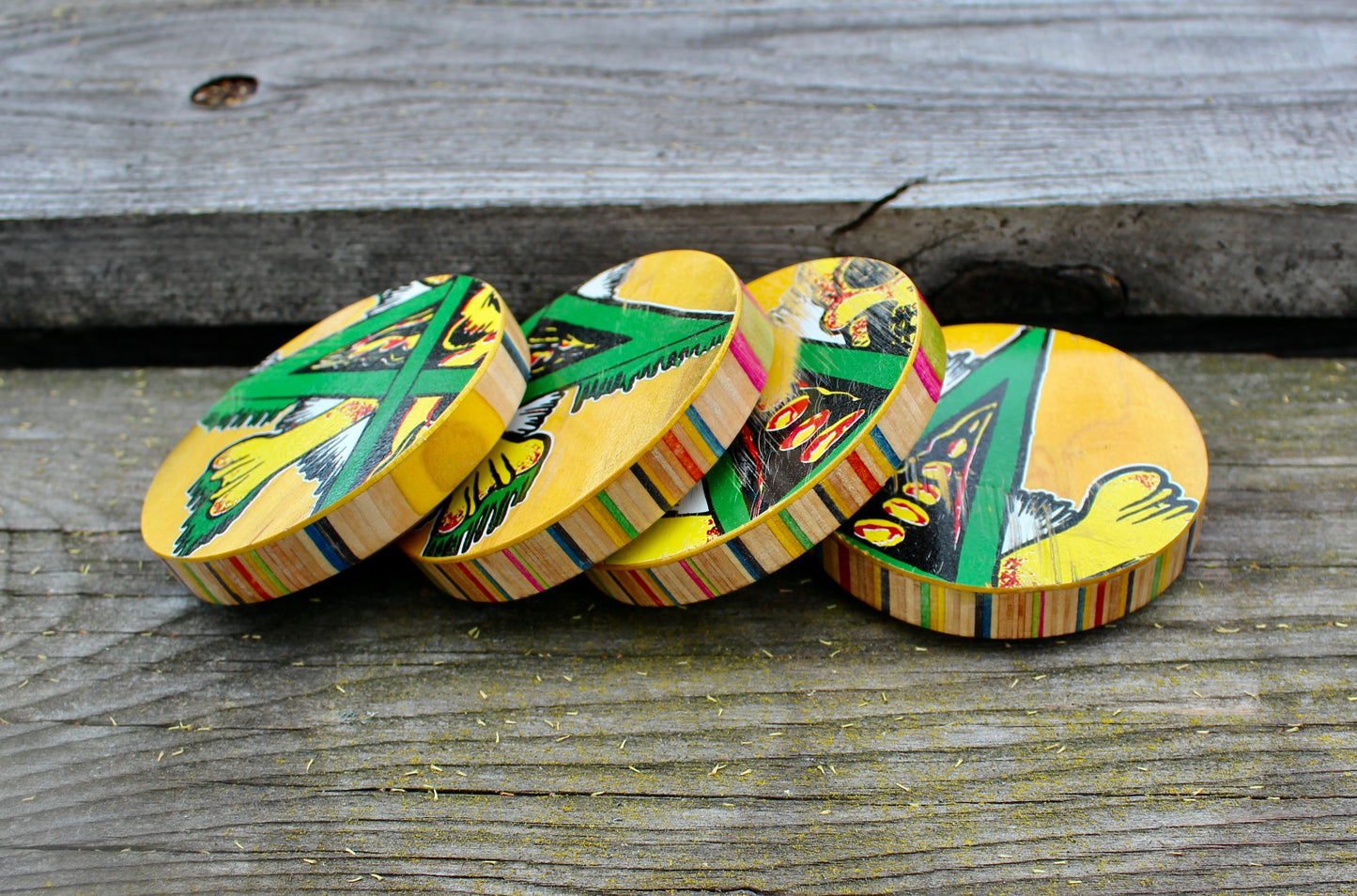 Skateboard Drink Coasters